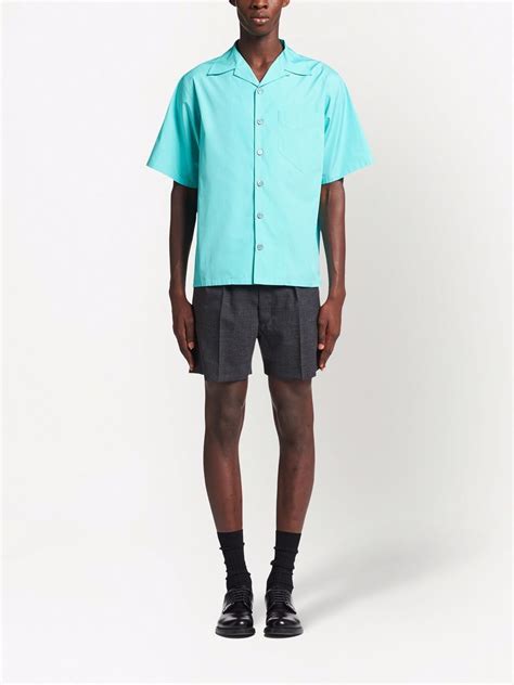 cheaper button downshirts like prada|prada short sleeve button up.